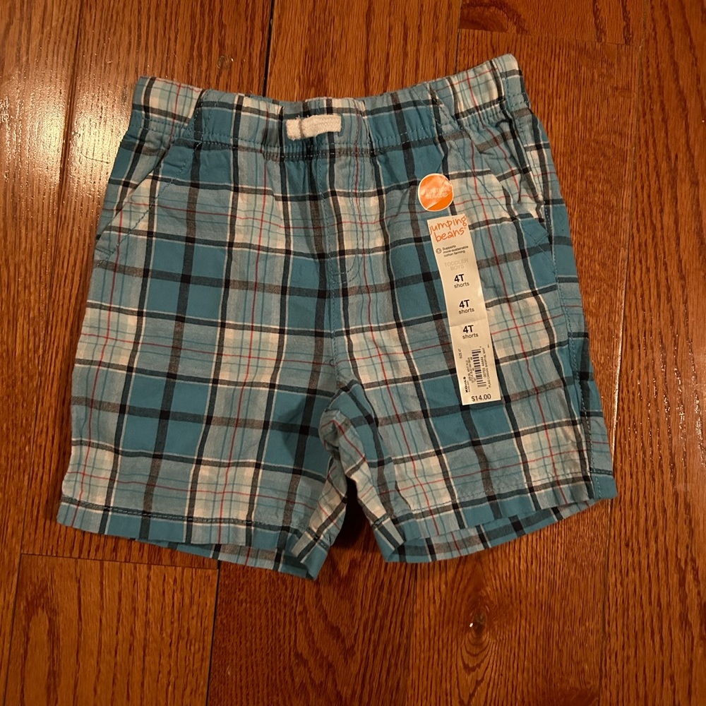 Boys Plaid Shorts